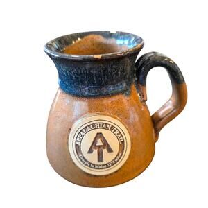 Sunset Hill Stoneware Appalachian Trail Pottery Coffee Mug Brown